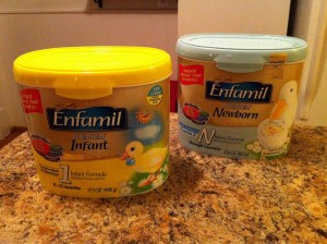 Infant formula and seizures